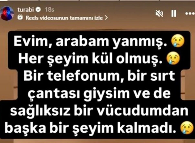 "Survivor" çempionunun da evi və maşını kül oldu - FOTO